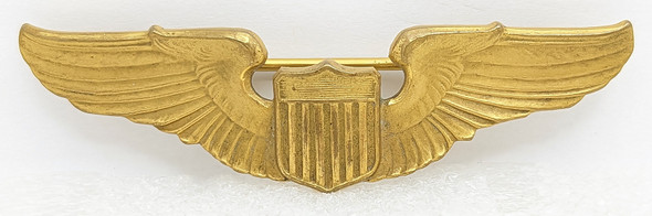 Great Early WWII C.C. Moseley Presentation Civilian Pilot Instructor Wing of Louis Bud Francis Foste