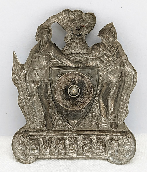 Rare Ca 1900s-1910s NYPD New York Police Dept Reserve Hat Badge