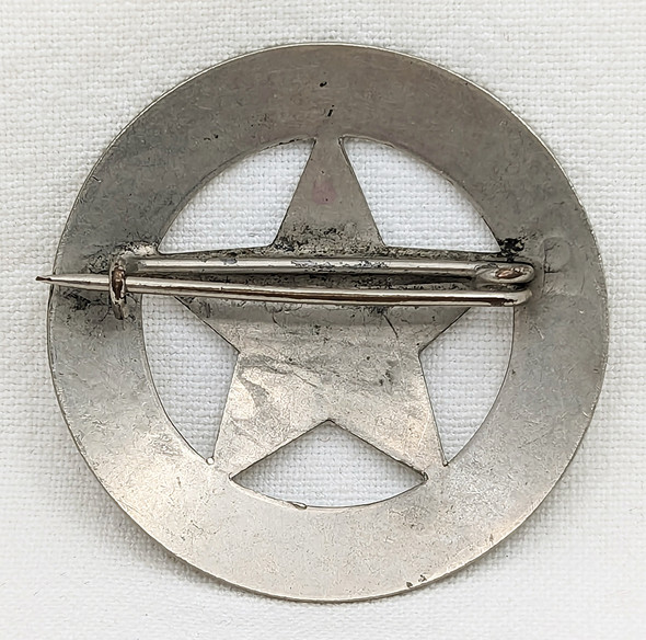Beautiful Old ca 1900 Washington Co OR Deputy Sheriff Circle Star Badge