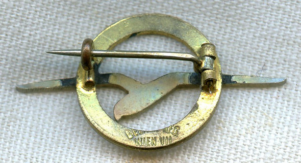 Rare and Beautiful 1930s Austrian Glider Badge