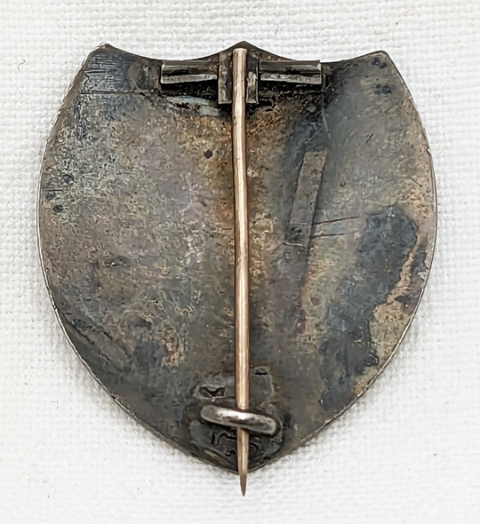 Ext Rare 1860s-1870s California Veterans of the Mexican War Silver Member Badge Beautiful