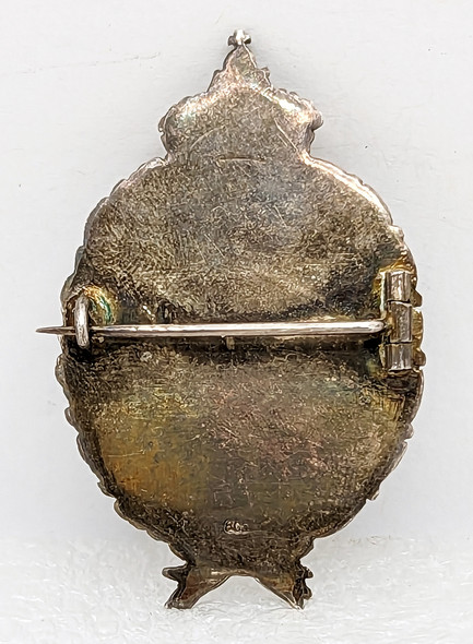 Exquisitely Detailed WWI M1913 Imperial Prussian Pilot Badge Prinzen/Mess Dress size in 800 Silver