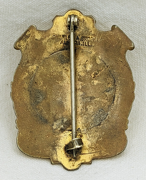 Wonderful Old West ca 1905 Itasca Texas City Marshal Badge of J.A. Martin