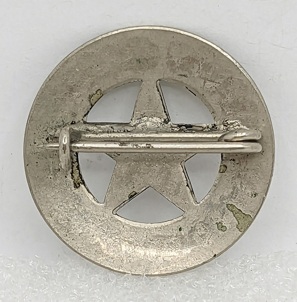 Ext Rare ca 1910s-20s Alamo Heights TX Deputy Marshal Circle Star Badge