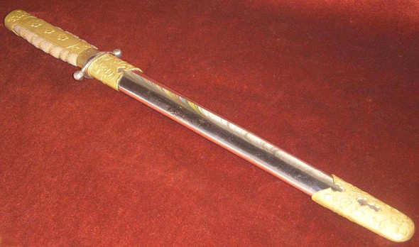 Beautiful & Early 1930s Chinese Army Officer Dagger