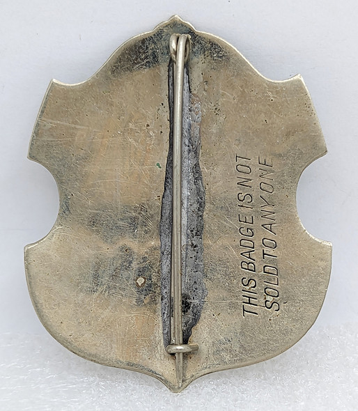 Great Old 1880s Grannan Detective Bureau Co Private Investigator Badge from Cincinnati Ohio