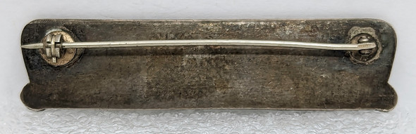 Beautiful Large Heavy 1938 Western Springs IL Country Club Golf Badge Jeweler Made Sterling Silver