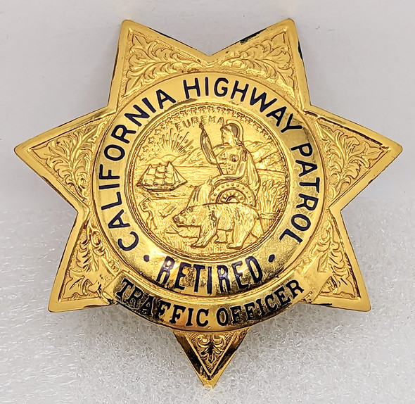 Beautiful 1995 CHP California Highway Patrol Hat Badge by SUN