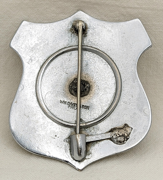 Great Old 1910s Philadelphia PA Special Police Badge No3-8th District Rare