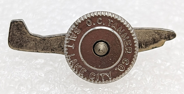 Awesome WWII USAAF P-51 Fighter Aircraft Pin in Profile in Sterling Silver