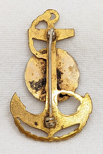 Rare 1930s US Coast & Geodetic Survey CPO Hat Badge by Meyer