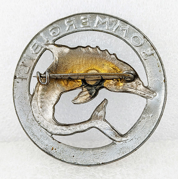 Rare 1930s-Early WWII Italian Navy regia Marina Enlisted Ranks Large Submariner Badge Sommergibili