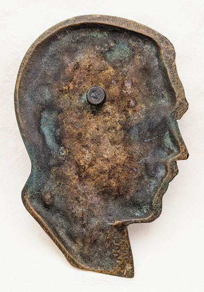 Ca 1936 Bronze Adolf Hitler Wall Plaque Marked Nuremberg 1936