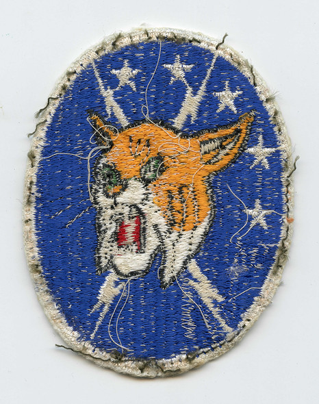 1960 USAF 5th Fighter Interceptor Sq Patch Removed From Flight Clothing US Made Fully Embroidered
