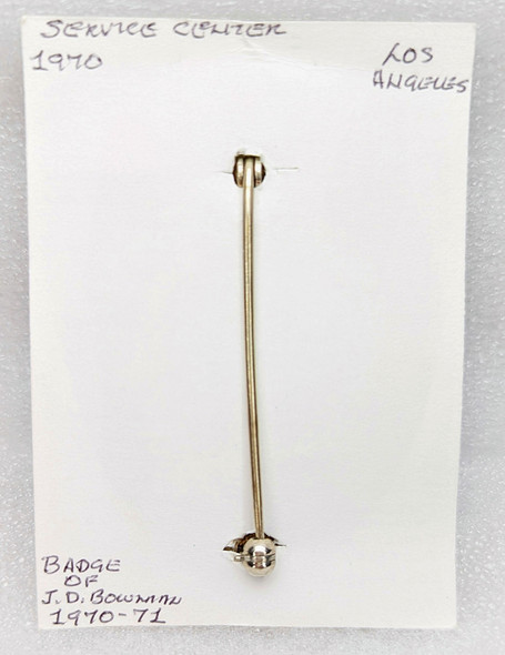 Ca 1960 City National Bank Security Officer Badge #5 by Entenmann