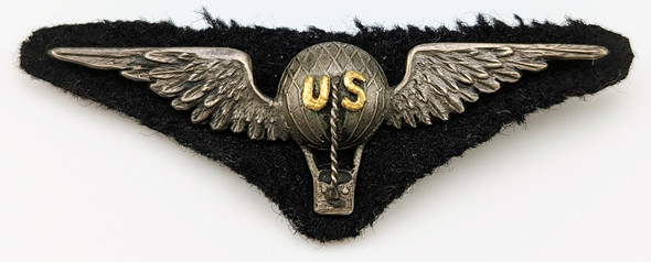 Lovely WWI US Air Service Aeronaut Wing in Mess Dress or Cap Size by Dan Dunham of San Antonio