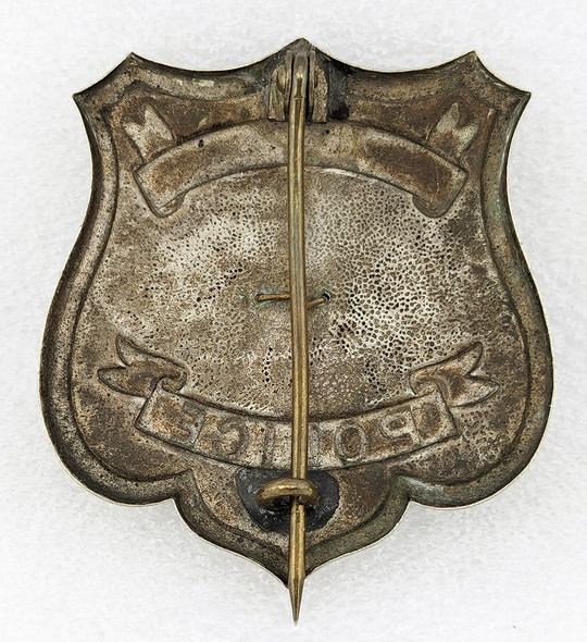 Ext Rare 1880s Coney Island NY Jockey Club Horse Race Track Police Badge #9