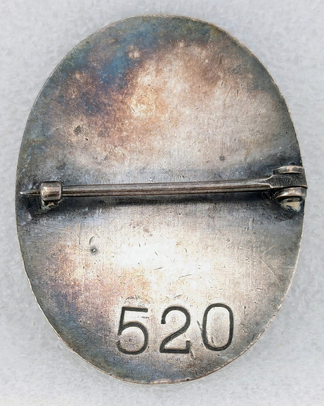 Beautiful WWI US Government Nitrate Plant Muscle Shoals AL #'d Silver Worker Badge