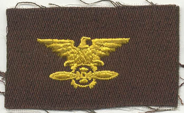 WWII US-Made Chinese Aviation Cadet Badge Embroidered in Yellow
