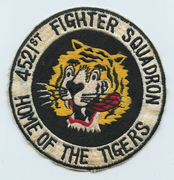 Late 1950s USAF 4521st CCTS Large Japanese Made Jacket Patch Nellis AFB Las Vegas NV