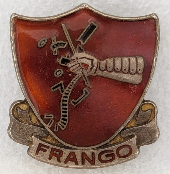 Scarce WWII US Army 605th Tank Destroyer BN DI in Sterling