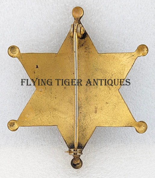 Gorgeous & Ext Rare 1920s Los Angeles Co CA Deputy District attorney Badge #27