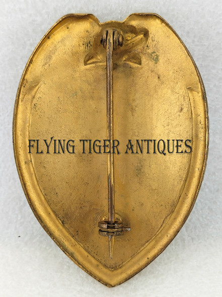 Circa 1950 Long Beach California Reserve Policeman Badge #89 with Great "Been There" Look