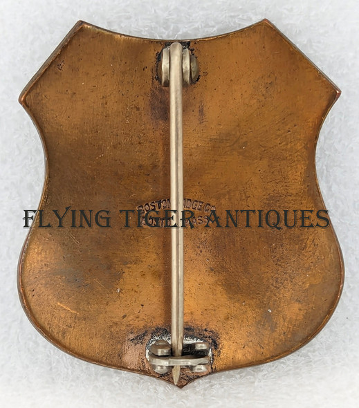 Ext Rare 1930s New Hampshire Forest Fire Service Special Deputy Warden Badge #200 by Boston Badge Co