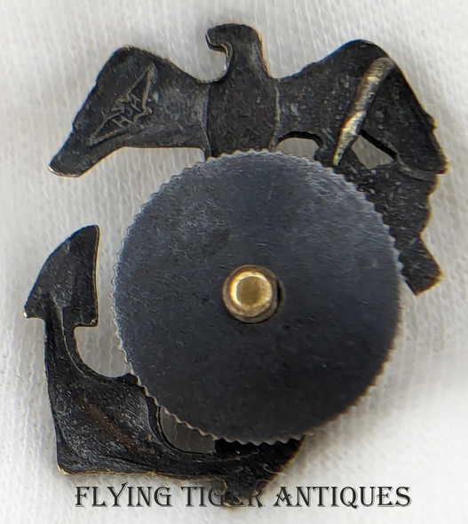 Rare USMC M1926 Officer Undress Collar Droop Wing China Made EGA in Bronze by H&H