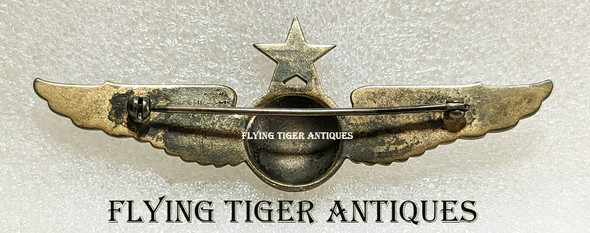 Gorgeous Mid-Late 1930s American Airlines Pilot Wing in GF on Silver by Balfour