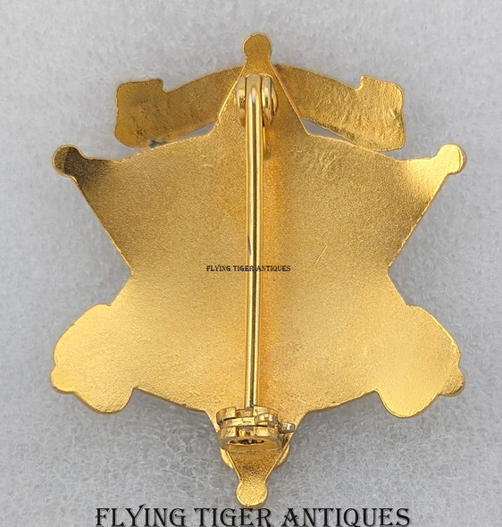 Rare 1970s - 1980s Maricopa Co Arizona West Side Sheriff's Posse Badge #3