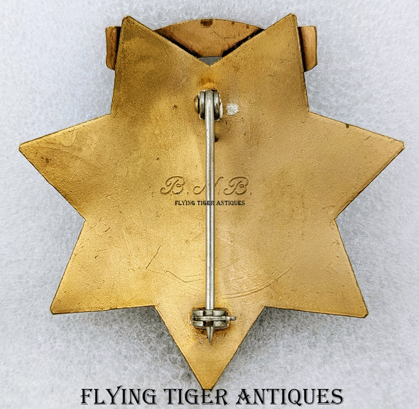 Beautiful Mid - 1980s Coeur D'Alene Tribal Police Officer Badge #35 by BNB