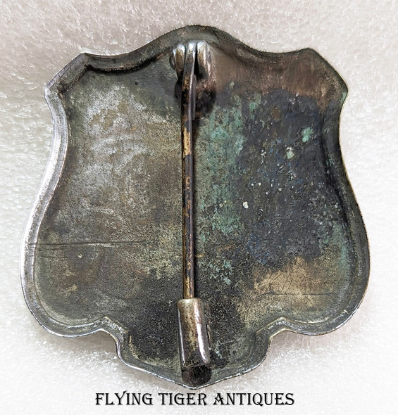 Wonderful ca 1880s Elberton Georgia Police Badge #1 Probably by S.A. French