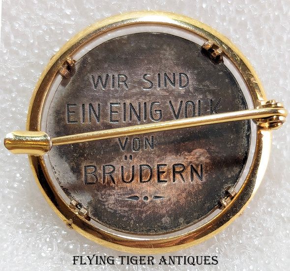 Stunning Early WWI German & Austrian Unity Patriotic Badge 1914/15