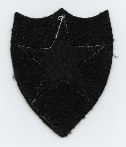 Nice 1930s US Army 2nd Inf Division Shoulder Patch Wool on Wool