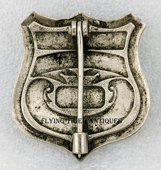 Great Old ca 1900 Waverly NY Police Badge Probably by S.A. French