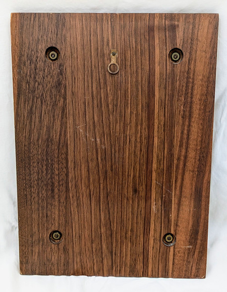 Beautiful 1928 Hartford Fire Insurance Co Bronze & Wood Service Plaque