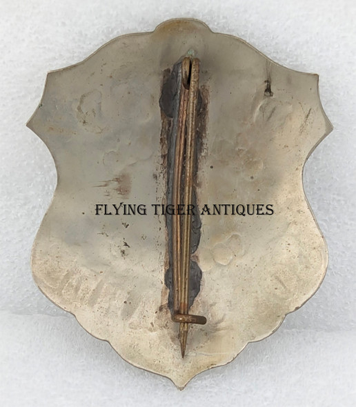 Wonderful HUGE ca 1890s Long Beach Township Los Angeles Co CA Deputy Constable Badge