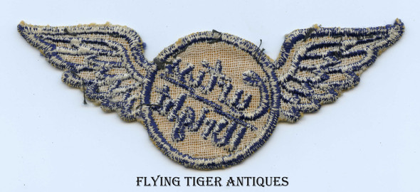 Great 1930s Curtiss-Wright Aircraft Factory Worker Uniform Patch