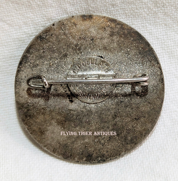 Beautiful 1936 IV Winter Olympics Official Badge by Poellath