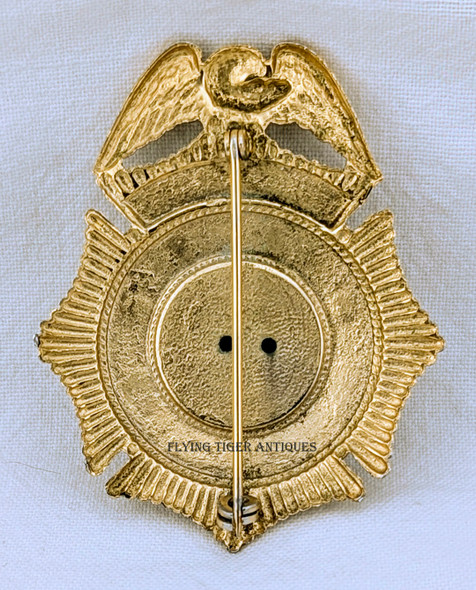 Large 1950s EL Paso Texas Police Sergeant Badge