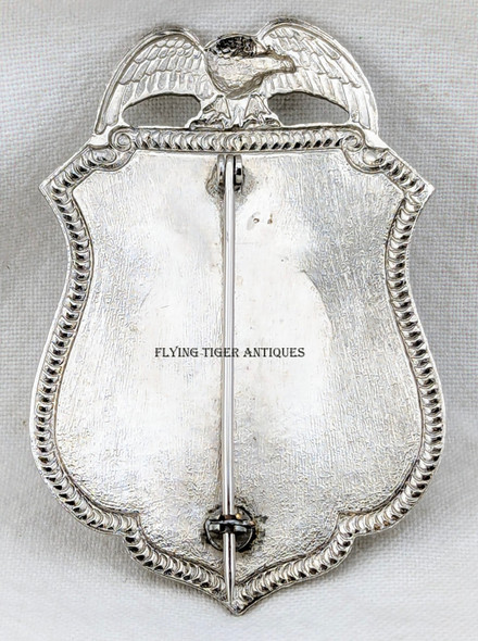 Large 1950s Oklahoma City OK Special Police Badge #101