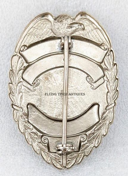 Rare 1960s - 1970s Fort Sill OK US Army Corrections Officer Badge #24 with Crossed 45's