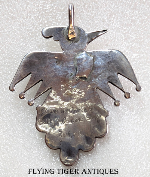 1970 Zuni Bobby & Corraine Shack Coral Heishi Jett MOP Sleeping Beauty Turquoise Large Thunderbird