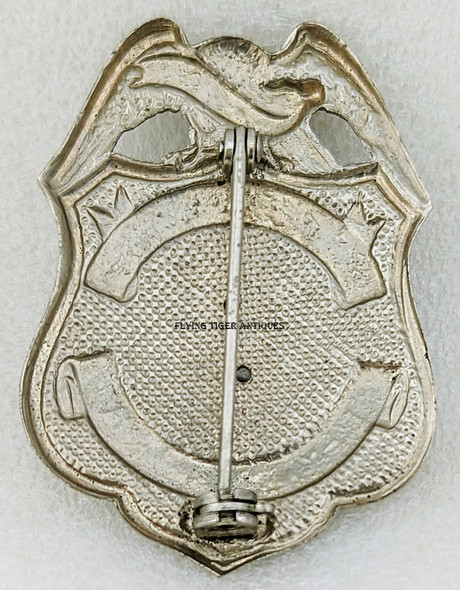 Rare Early 1960s US Army 8450th AAU Military Police Badge #1 Sandia Base Nuclear Test Facility NM