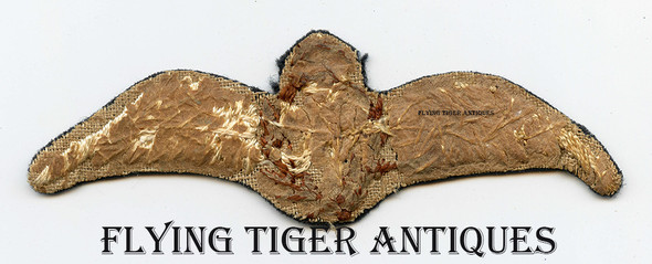 Toronto Type 1917 Royal Flying Corps Silk Embroidered Wing made in Canada for Pilots Trained There