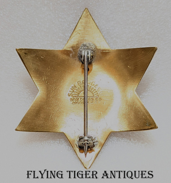 Beautiful Large 1987 Hacienda Casino Las Vegas NV Security Badge # 204 by Sun