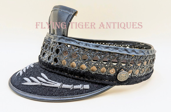 Ext Rare 1968 Air America Captain Visor Hat Frame size 7.25 with AA Buttons