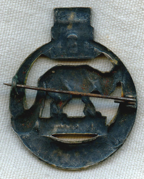 Beautiful 1920s 28th Tunisian Riflemen Regiment Badge/28¡ Rgt de Tirailleurs Tunisiens