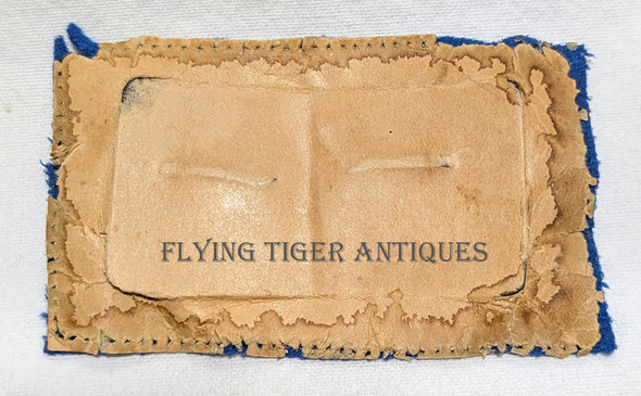 WWI ca 1915 French M1912 Army Officer Pilot Sleeve Badge in Silvered Bronze Mounted on Wool